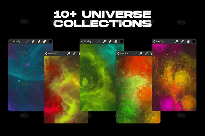 11个星空星云|Procreate笔刷详情图 7