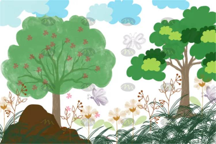 40文艺小清新花卉植物叶子绘本｜Procreate笔刷详情图 9