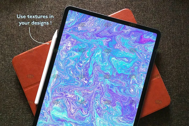 8个流体画艺术|Procreate笔刷详情图 7