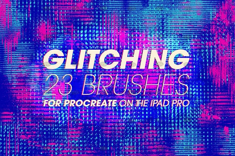 23个故障艺术|Procreate笔刷详情图 11