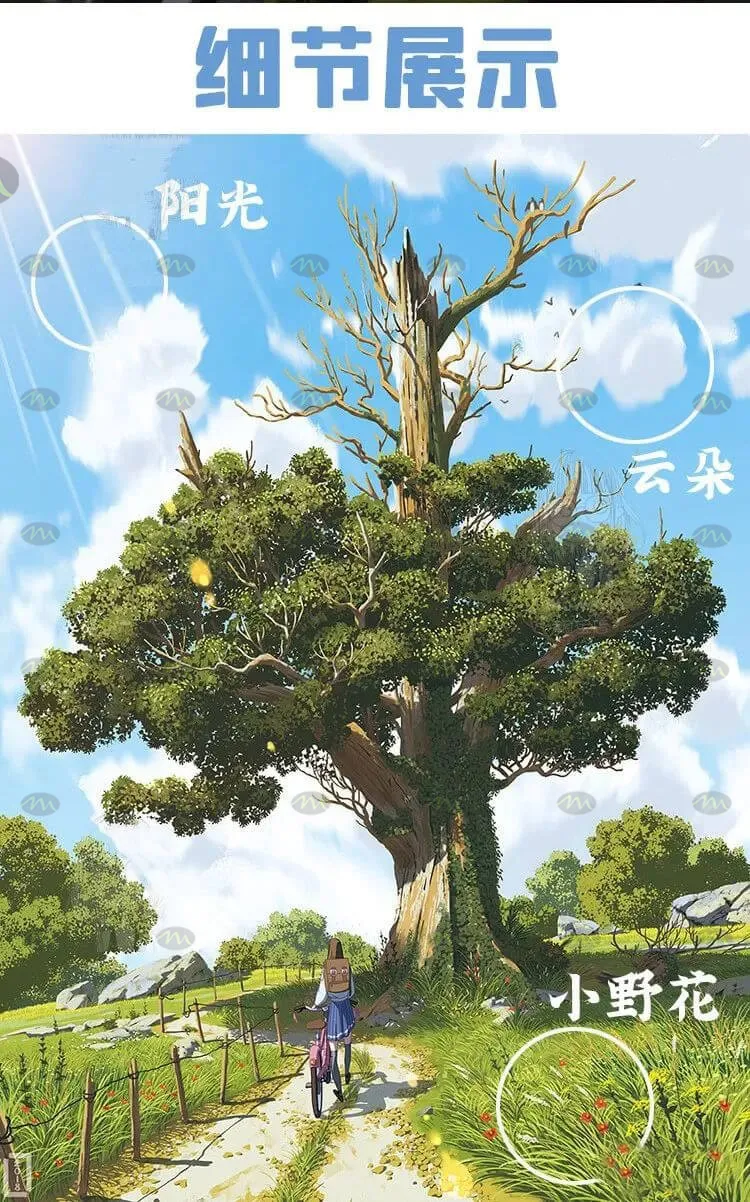 86个宫崎骏日漫风景|Procreate笔刷详情图 13