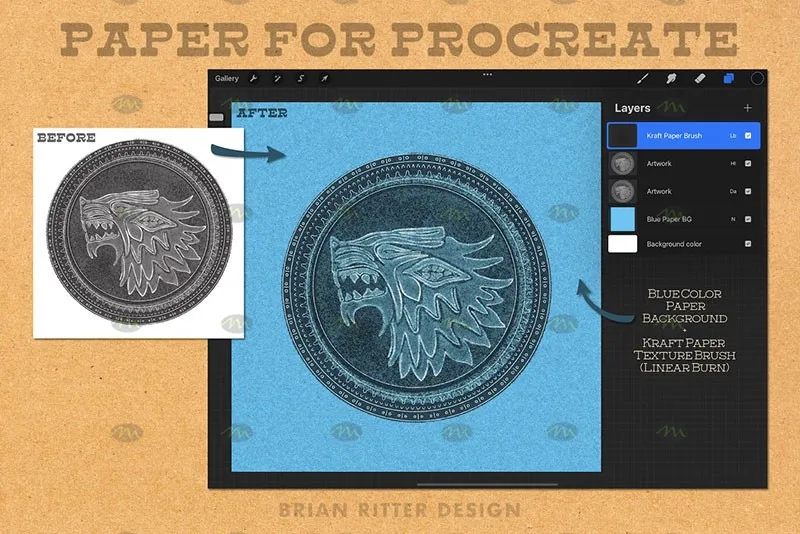 20个纸质画笔|Procreate笔刷详情图 8