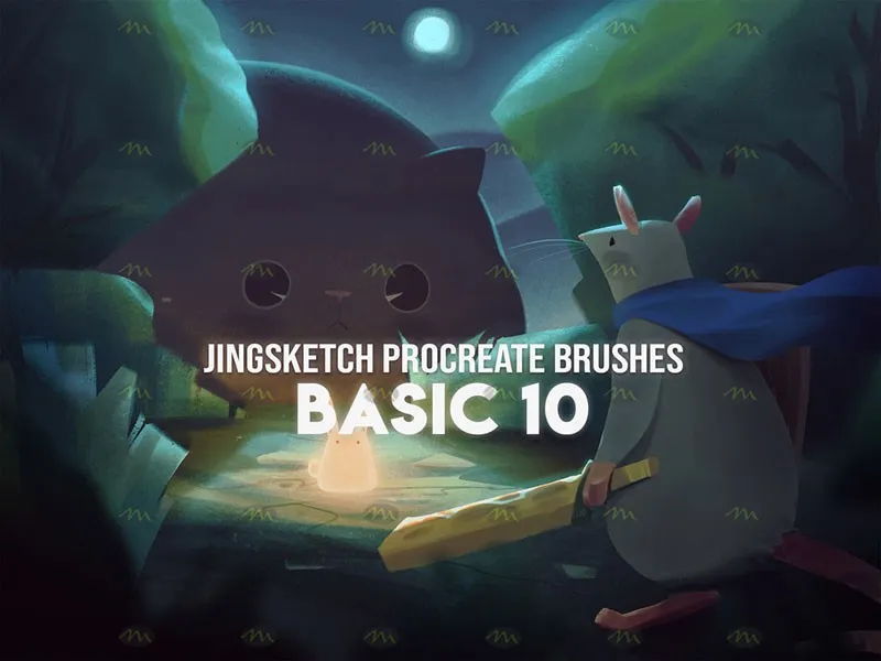 10个素描基本|Procreate笔刷详情图 10