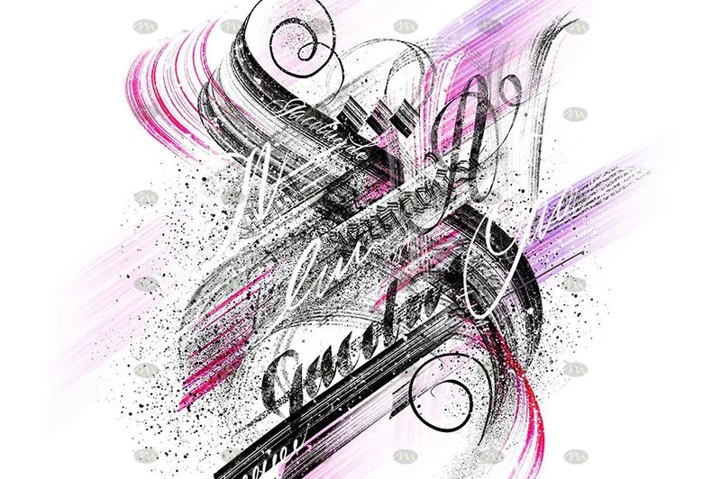 18个哥特式手写字|Procreate笔刷详情图 12