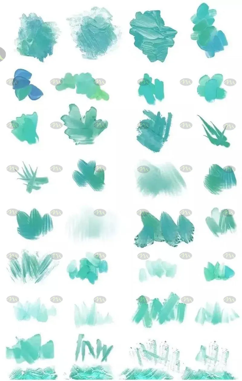36个超逼真油画|Procreate笔刷详情图 6