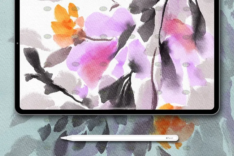68个逼真自然水彩|Procreate笔刷详情图 12