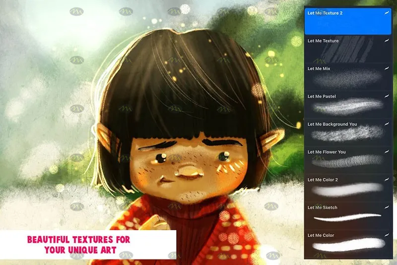 9个儿童绘本插画|Procreate笔刷详情图 6