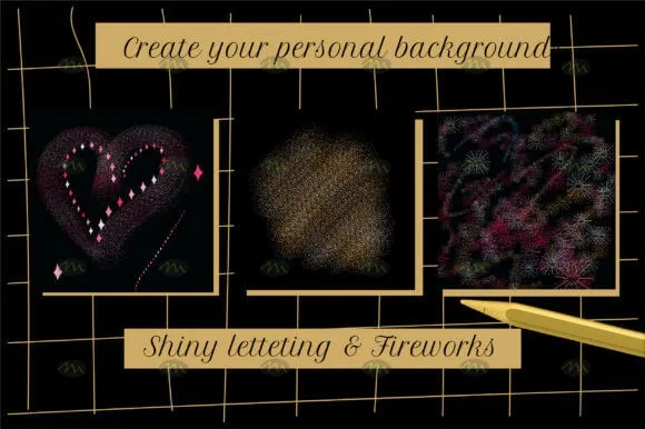 15个新年手写字设计|Procreate笔刷详情图 8
