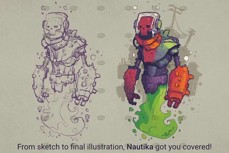 21个水笔马克笔|Procreate笔刷详情图 7