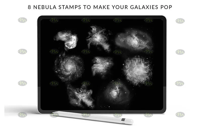 80个星系星空|Procreate笔刷详情图 7