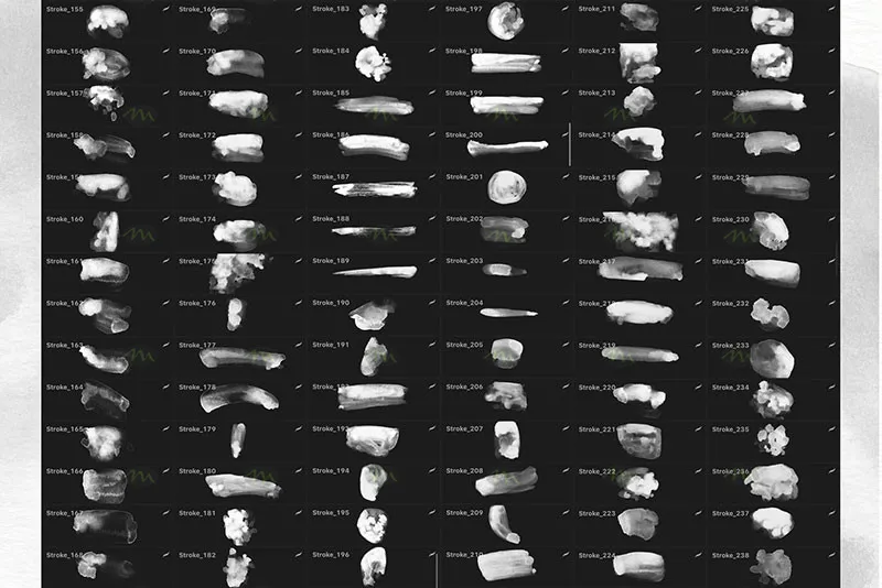 457个水彩印章|Procreate笔刷详情图 13