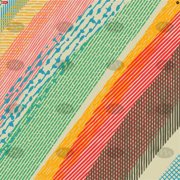 60个色彩半调格子线条纹理|Procreate笔刷详情图 7
