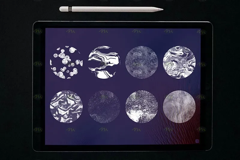 8个流体画艺术|Procreate笔刷详情图 12