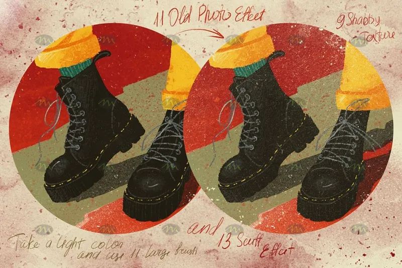 77个插画噪点纹理|Procreate笔刷详情图 29