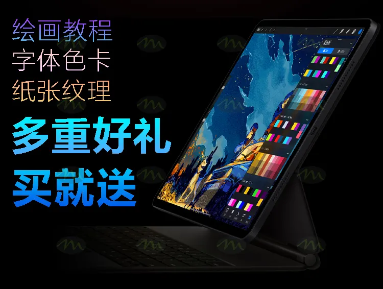 LuhOil 20个厚涂油画|Procreate笔刷详情图 11
