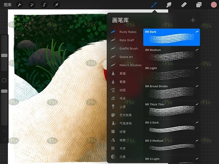 18套必备打包|Procreate笔刷详情图 21