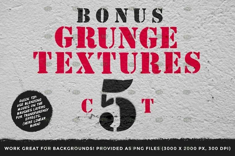 41个喷漆艺术套装|Procreate笔刷详情图 11