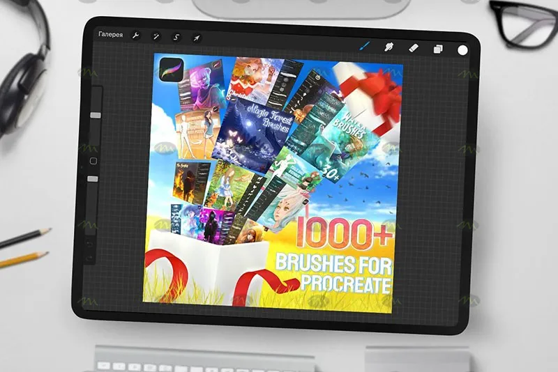 1098个合集｜Procreate笔刷详情图 11