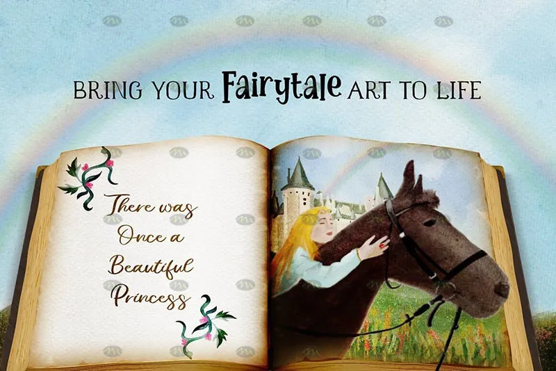 32个儿童绘本插画|Procreate笔刷详情图 7