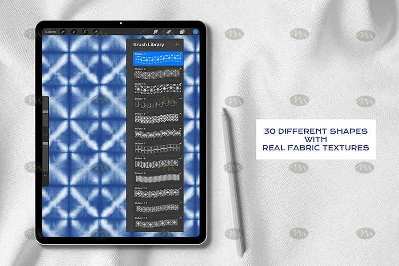 20个扎染图案｜Procreate笔刷详情图 7