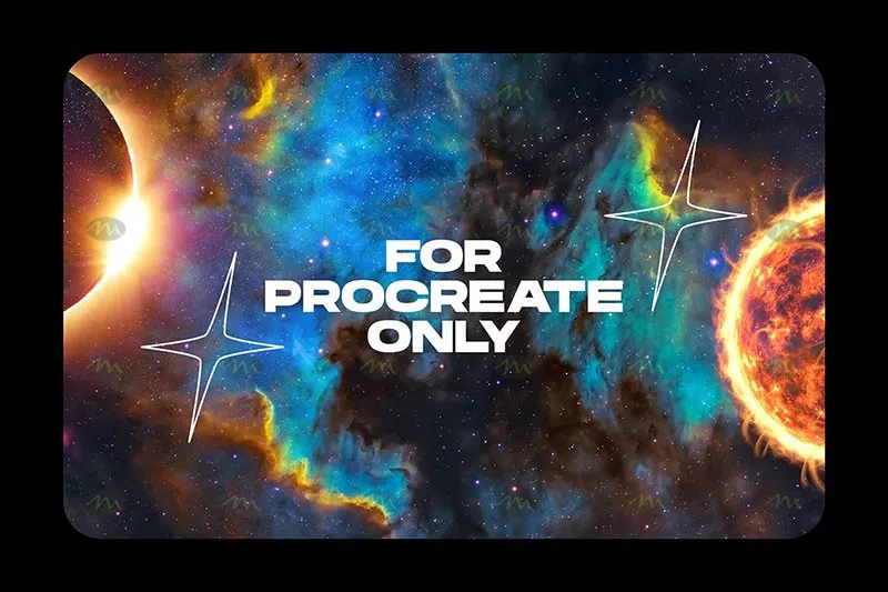 10个太阳系行星图像|Procreate笔刷详情图 10