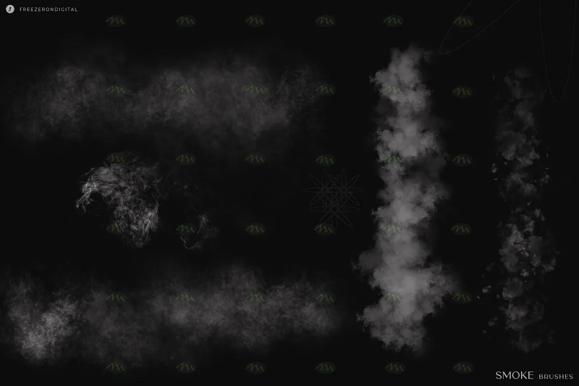 16个烟雾尘埃｜Procreate笔刷详情图 8