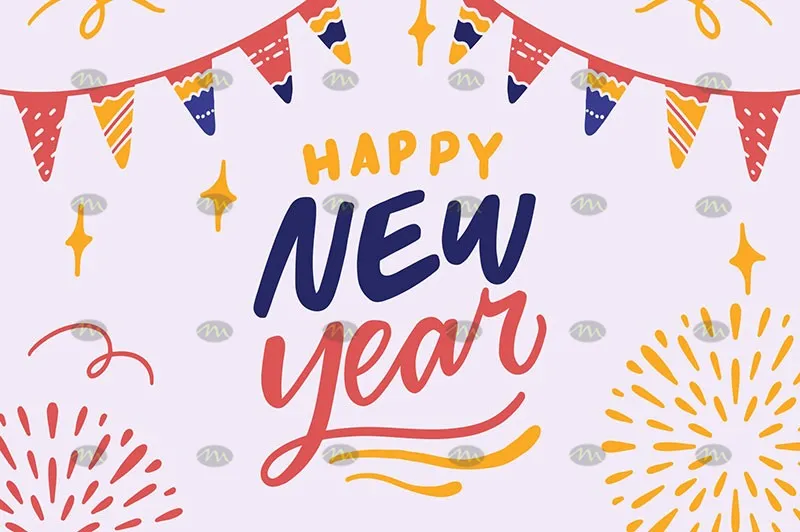 20个新年主题手帐|Procreate笔刷详情图 6