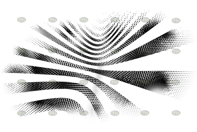 14个复古半色调波点|Procreate笔刷详情图 7