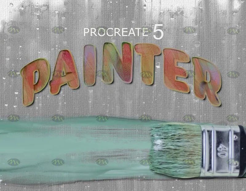 20个丙烯画|Procreate笔刷详情图 11