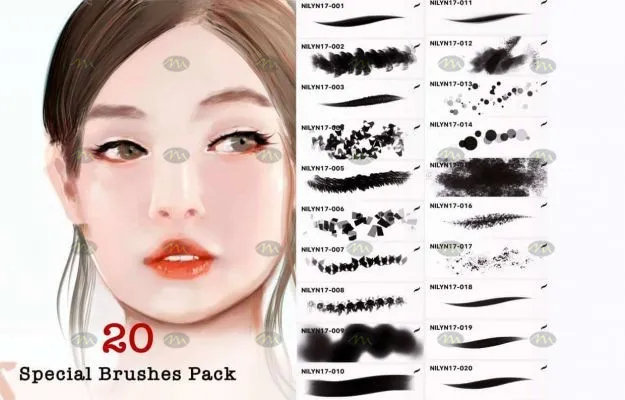 20个光影特效|Procreate笔刷详情图 8