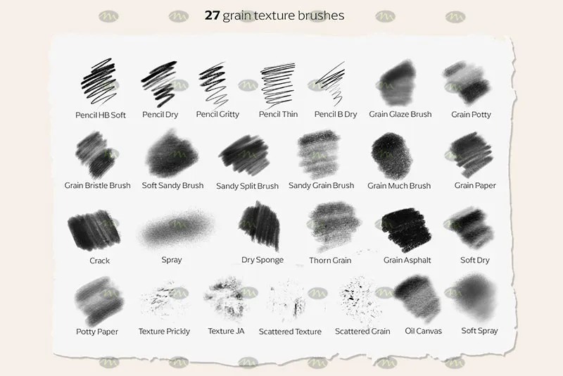 27个儿插|Procreate笔刷详情图 6