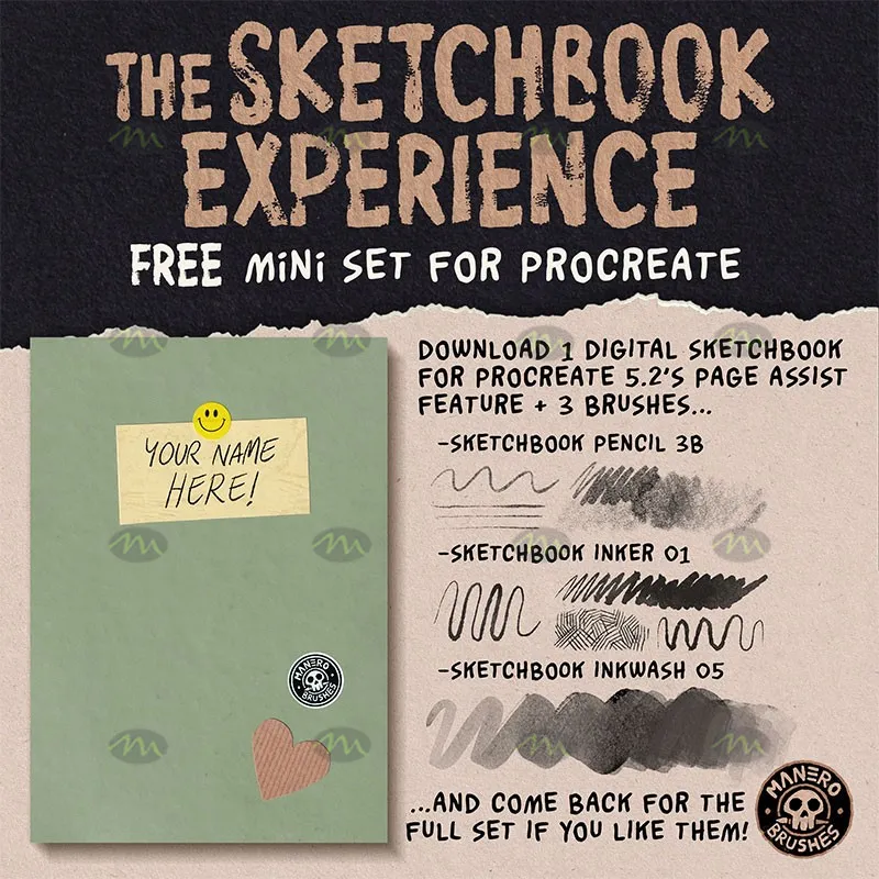 4个素描|Procreate笔刷详情图 8