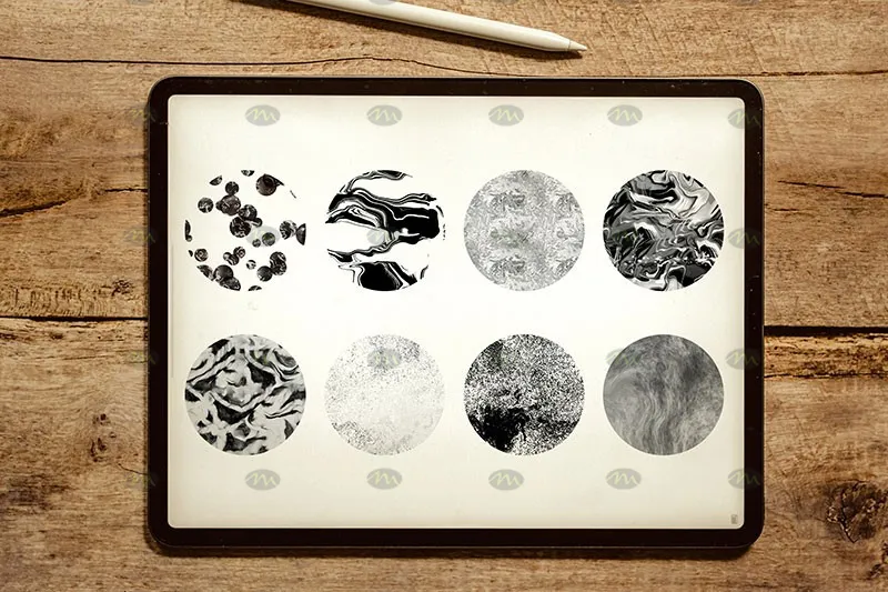 8个流体画艺术|Procreate笔刷详情图 13
