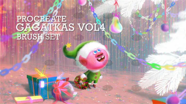 加卡特卡斯gacatka vol4 合集|Procreate笔刷详情图 6