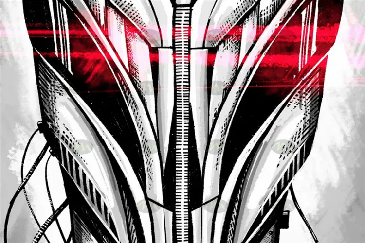 12个墨水素描书法毛笔笔触|Procreate笔刷详情图 6