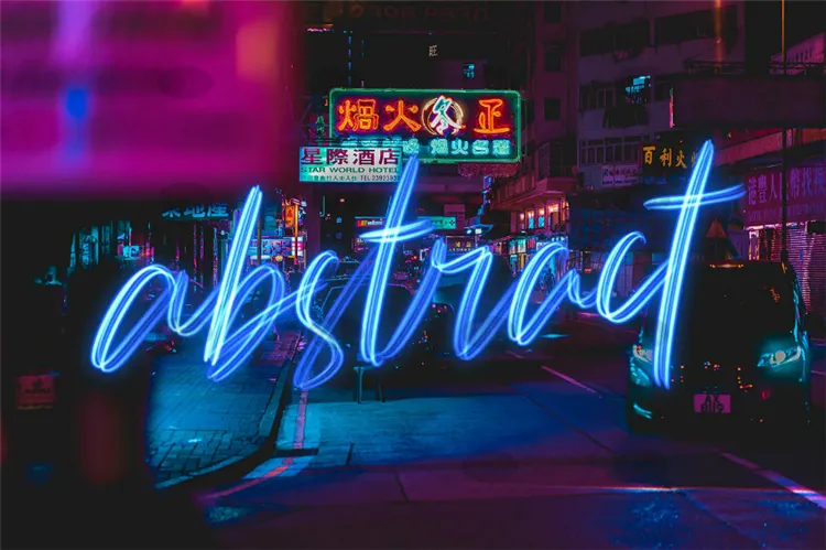 20个霓虹灯发光粒子酒吧|Procreate笔刷详情图 6
