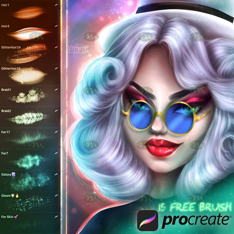 15个特效|Procreate笔刷详情图 8