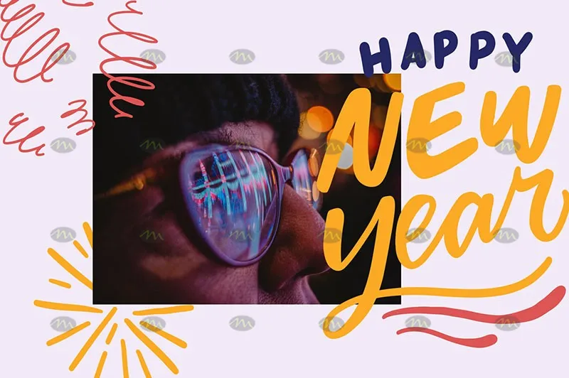 20个新年主题手帐|Procreate笔刷详情图 8