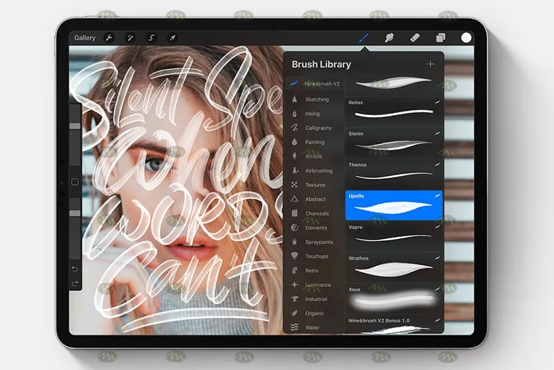 28个字体设计|Procreate笔刷详情图 7