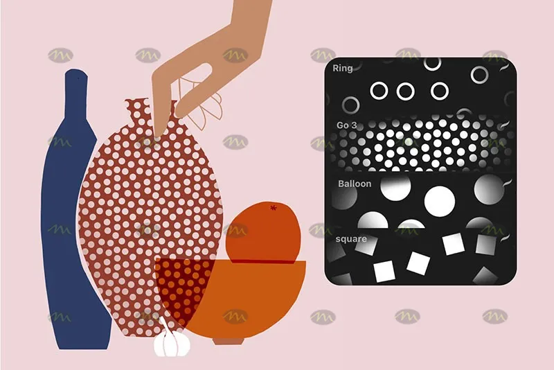 34个经典几何图案|Procreate笔刷详情图 6