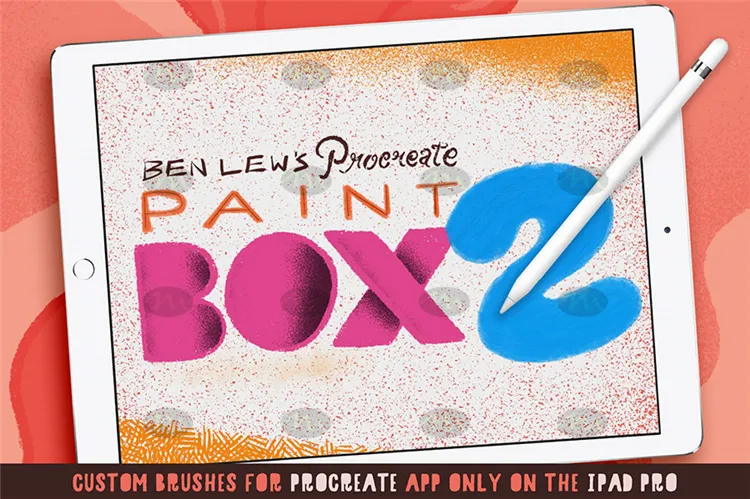 30个Paint Box 2水粉画笔预设|Procreate笔刷详情图 11