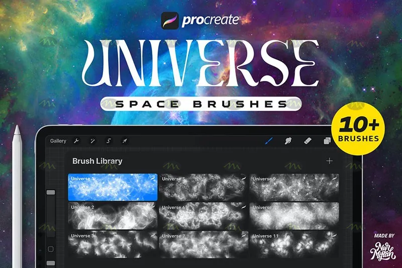 11个星空星云|Procreate笔刷详情图 11