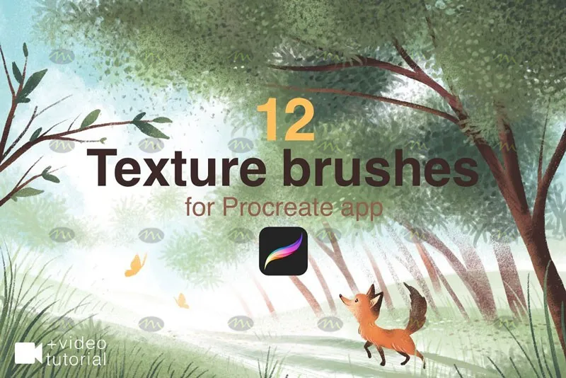77个插画噪点纹理|Procreate笔刷详情图 12