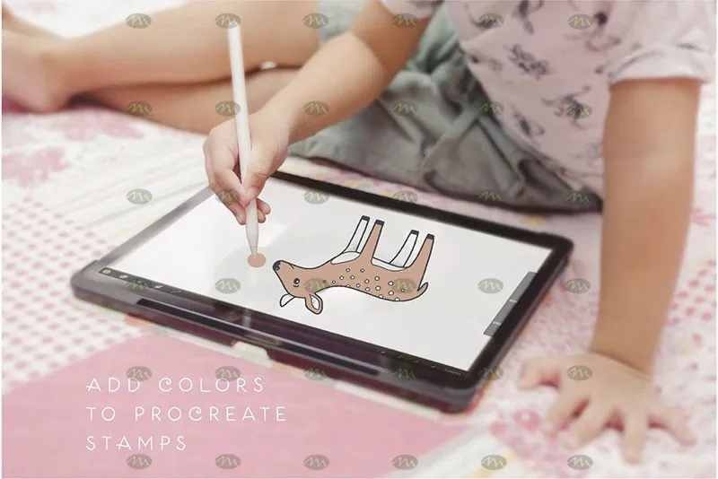 48个儿插动物植物|Procreate笔刷详情图 10