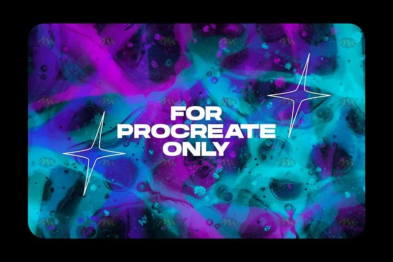 10个液体图像|Procreate笔刷详情图 8