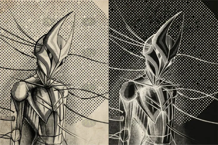 15个半色调网格点状|Procreate笔刷详情图 6